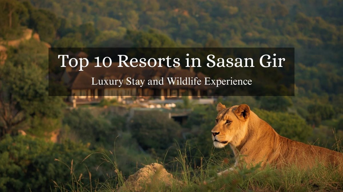 Luxury Resorts in Sasan Gir surrounded by forest near Gir National Park for wildlife stay experience