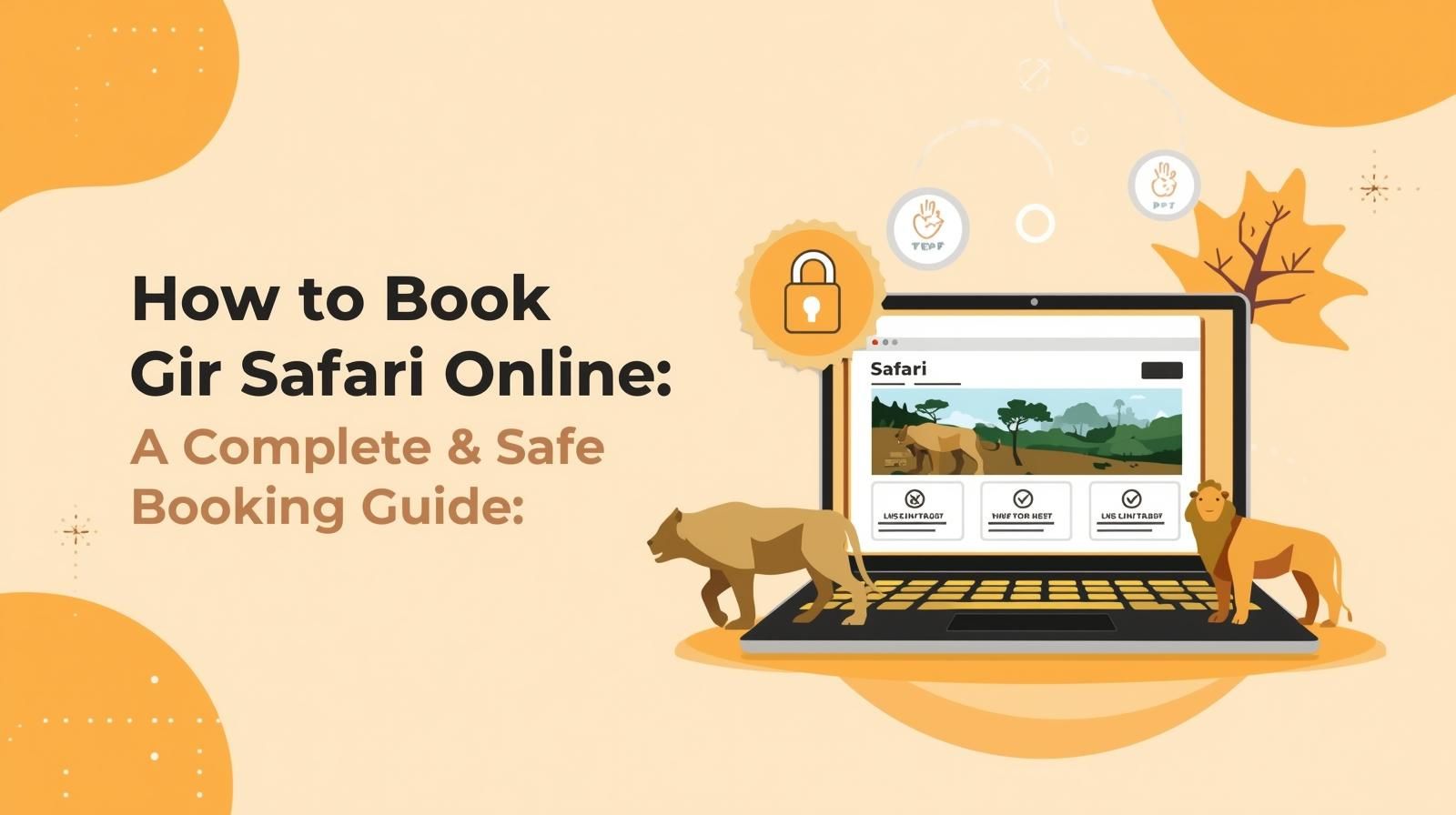 Book Gir Safari Online using a complete and safe step-by-step booking guide with official permits and timings