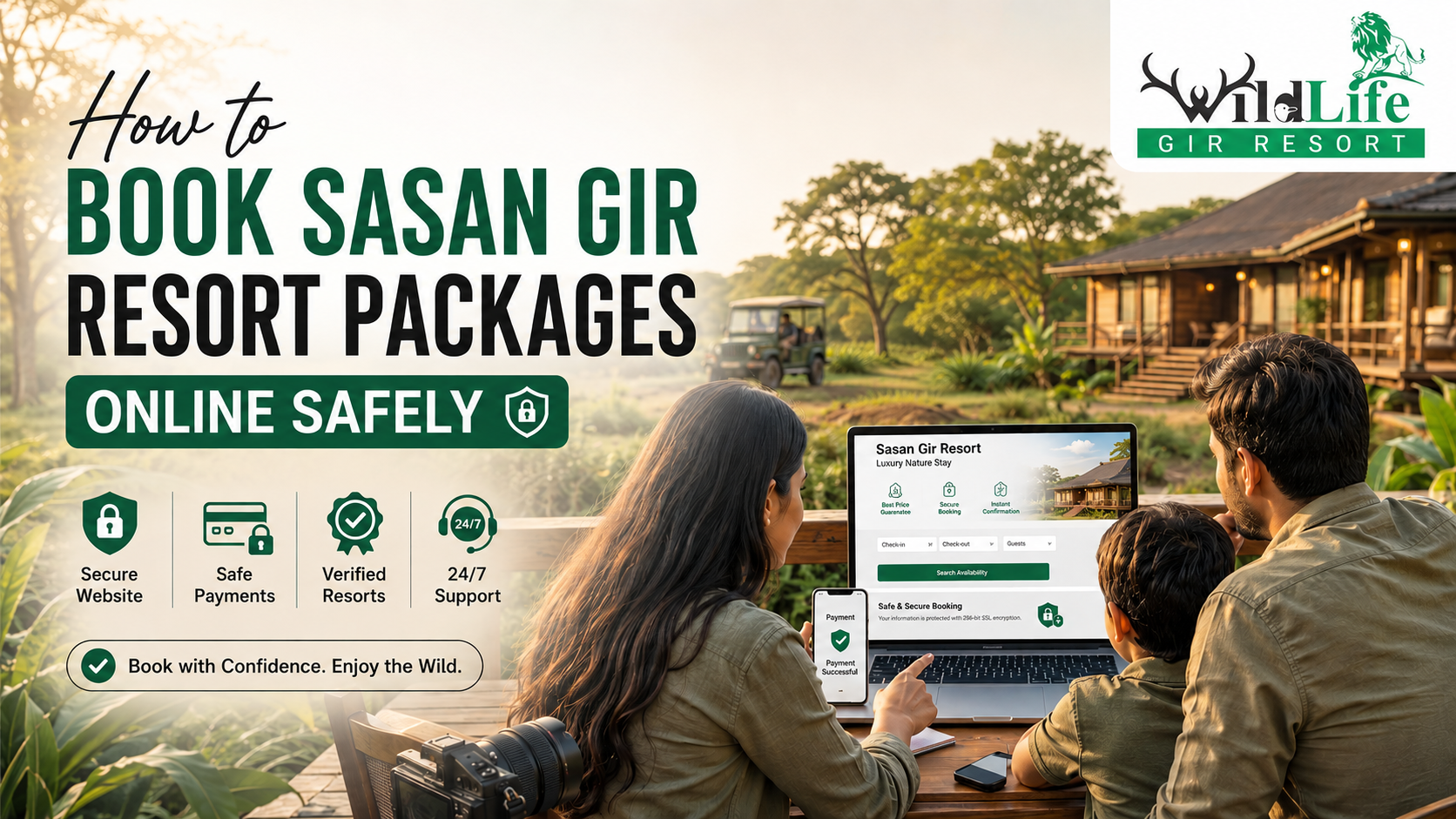 How to Book Sasan Gir Resort Packages Online Safely